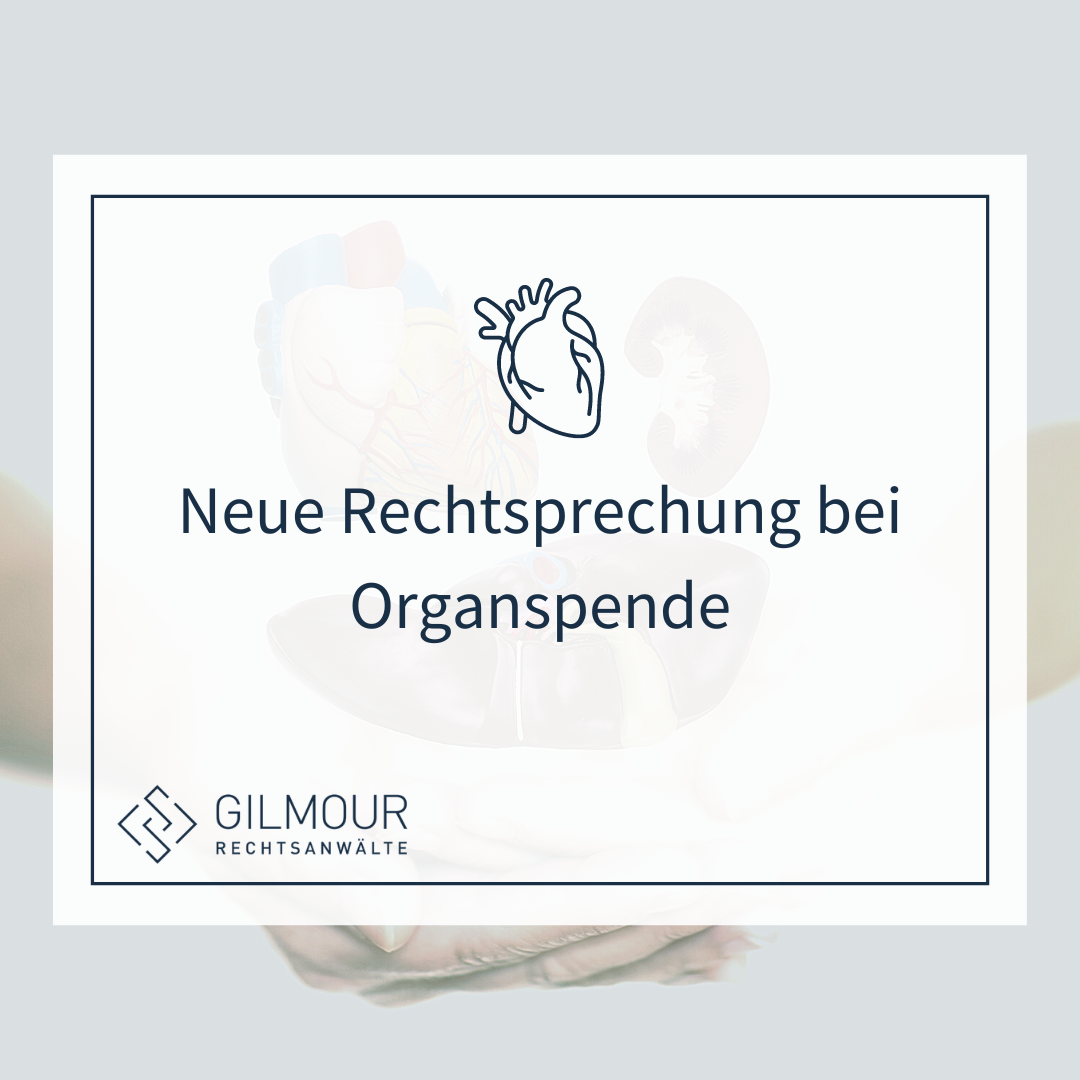 Organspende Unter Lebenden Angehörigen … Die Neue Rechtsprechung Zum ...